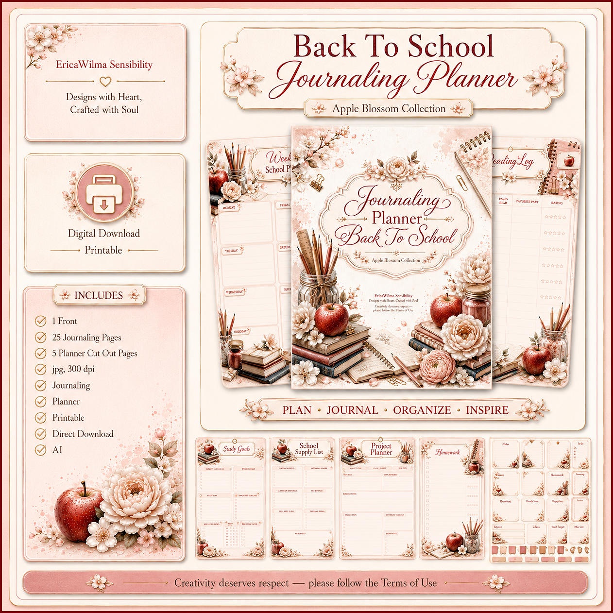(image for) EW AI Back To School - Journaling Planner 2026